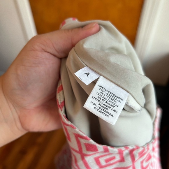 ANN TAYLOR GEOMETRIC PATTERN SKIRT - Picture 4 of 4